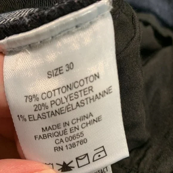 D/C Denim Pull up Capri Pants Size 5 - Picture 6 of 6